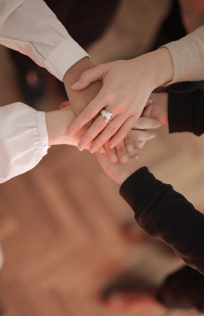 Shaking hands