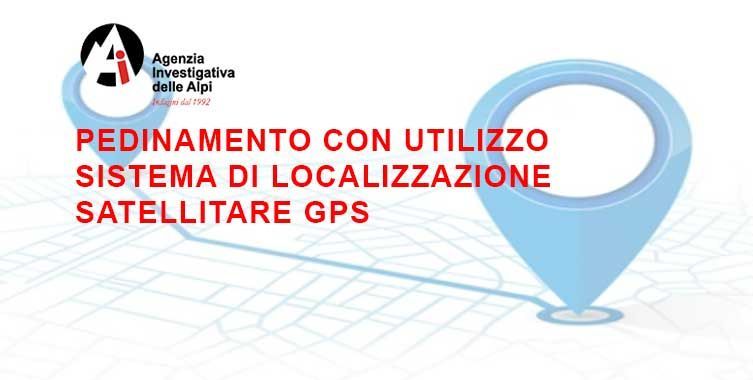 Pedinamento elettronico, con utilizzo Sistema di localizzazione satellitare GPS