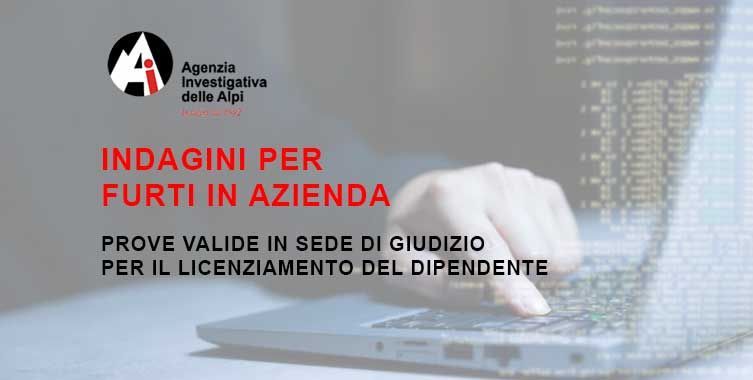 Licenziamento per furto in azienda