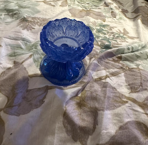 Blue Candle Holder