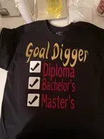 Black t-shirt with 