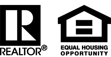 Realtor logo and Equal Housing Opportunity logo in black and white.