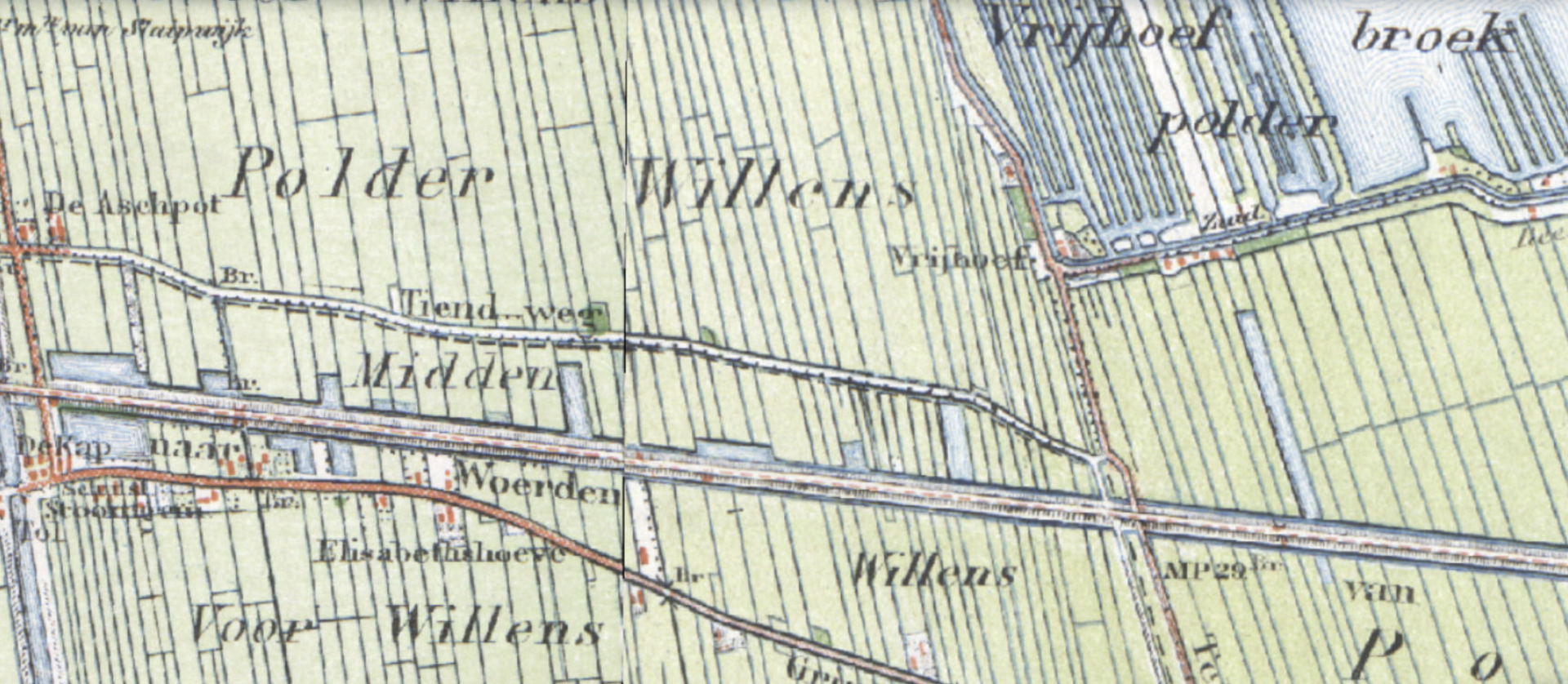 Historische kaart, Gouda
