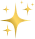 Gold stylized crown shape.