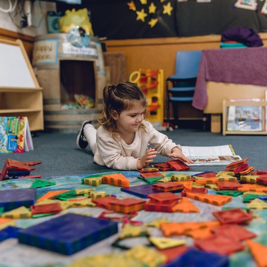Child playing at Blenheim Early Childhood Centre in Blenheim NZ
