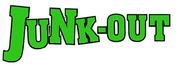 Green &ldquo;Junk-Out&rdquo; logo text in a playful, bold font on a white background
