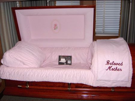 Cook Funeral Home Beloved Mother Casket