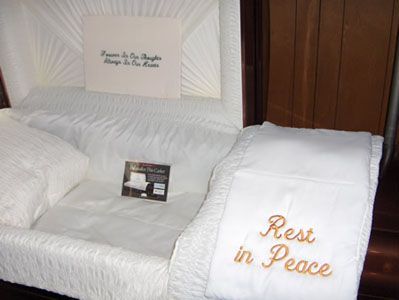 Cook Funeral Home Rest in Peace Casket