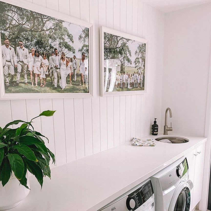 A Laundry Room with A Washer — Beith Building & Developments Pty Ltd In Hope Island, QLD