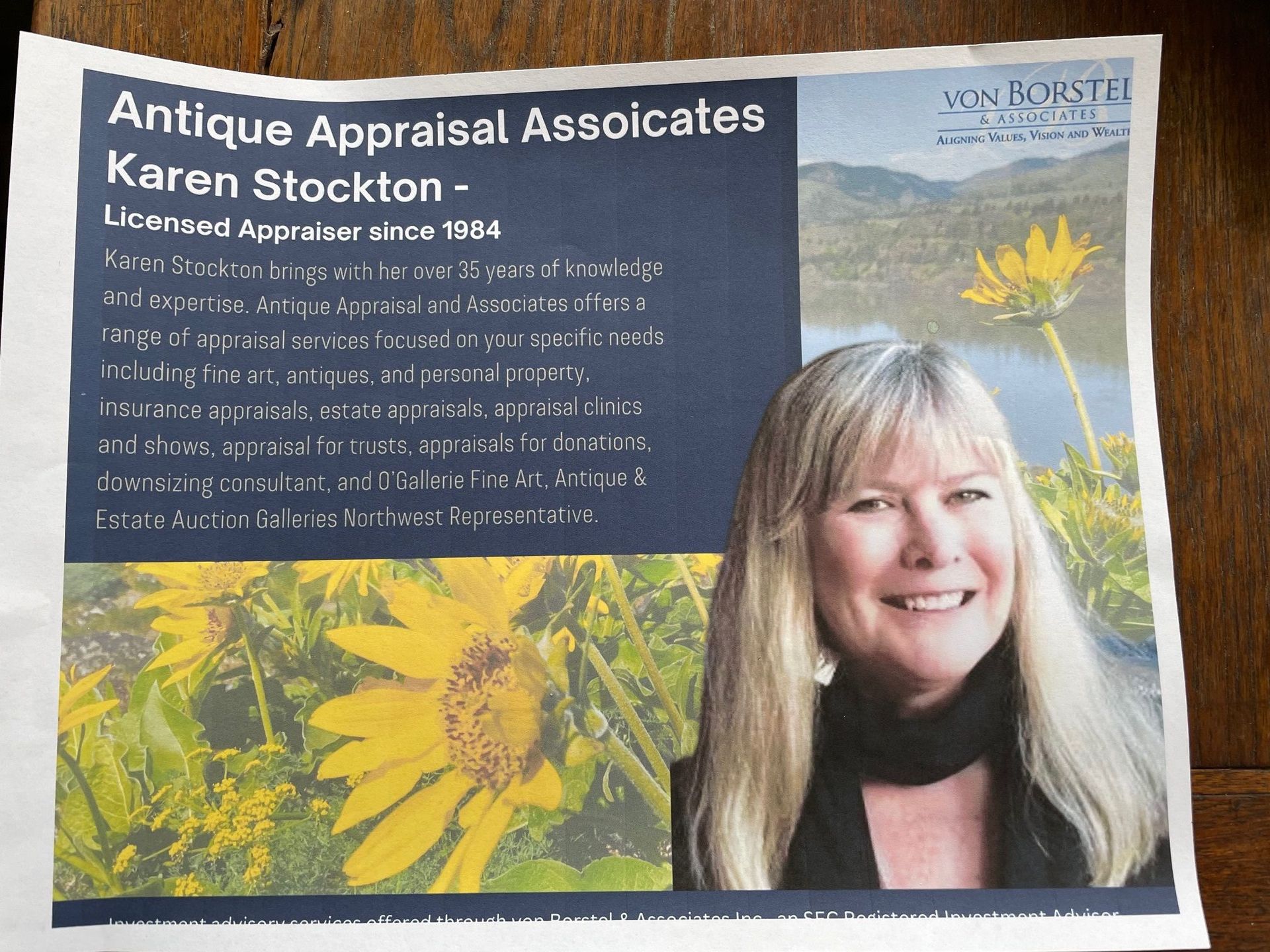 Karen Stockton — Licensed Appraiser in Bend, OR Karen Stockton — Licensed Appraiser in Bend, OR