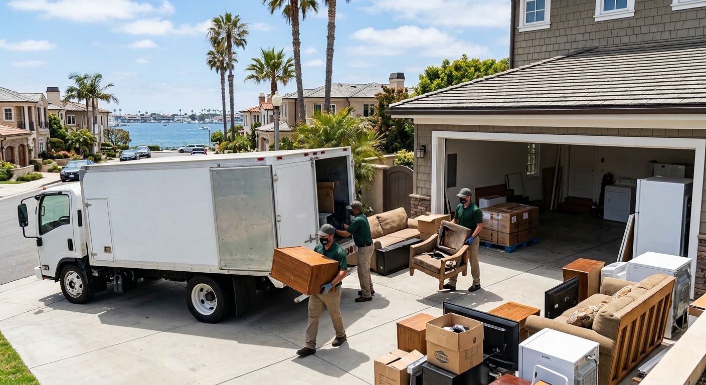 Junk Removal in Newport Beach, CA Professional Cleanout & Disposal Service