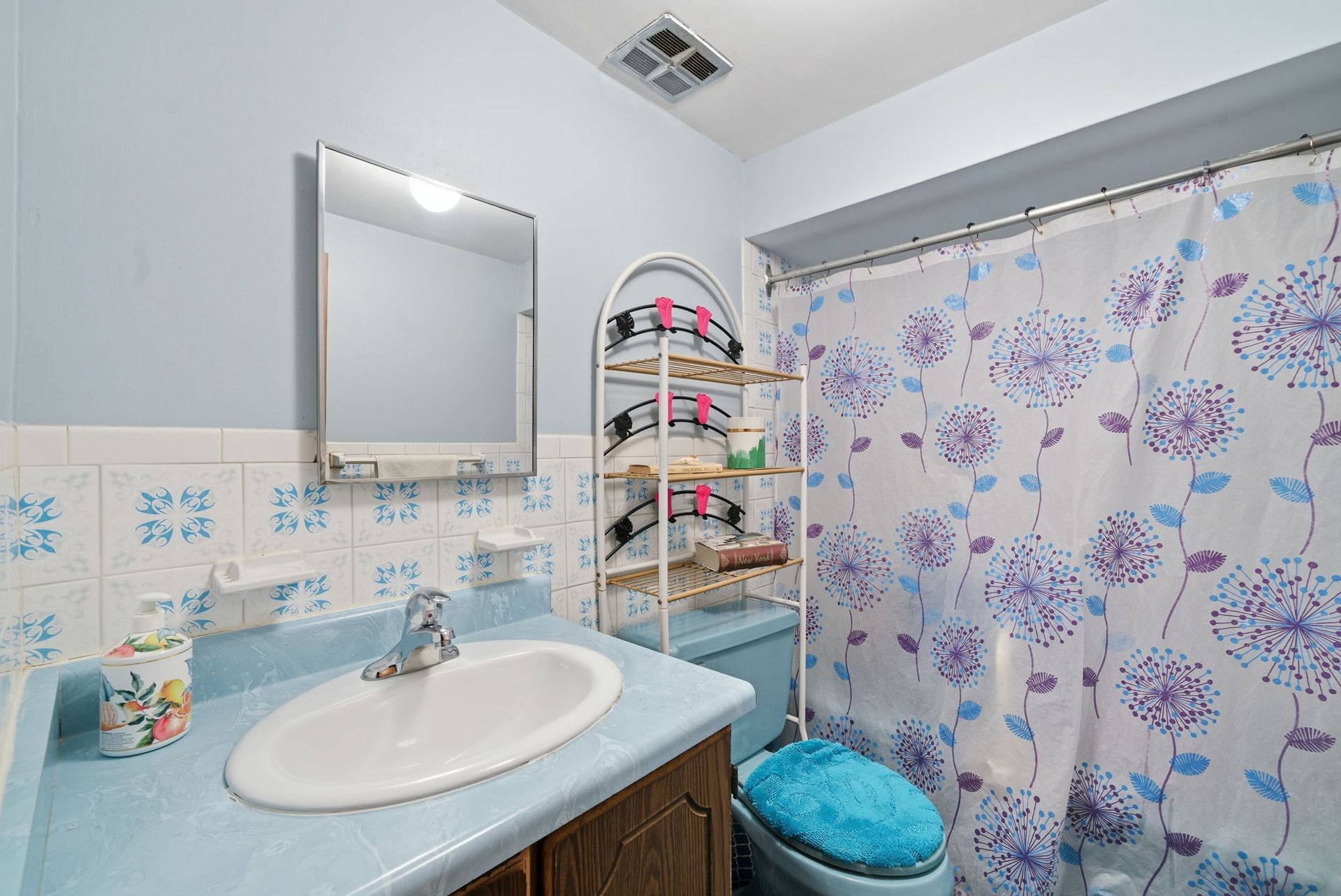 For Sale: lower level bathroom at 73A North Bonnington Ave, Laura Cooper Realtor branded ALT