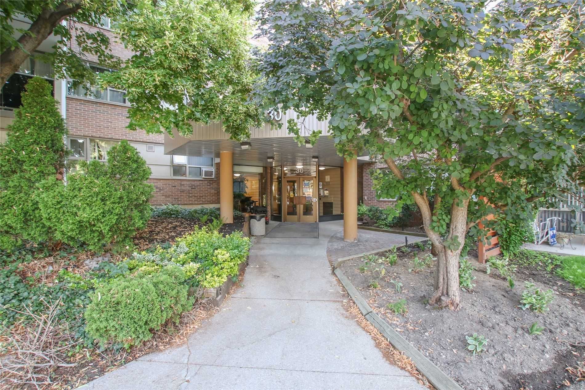 Exterior of 30 Sunrise Ave boutique condo in Victoria Village, listed by Laura Cooper Realtor