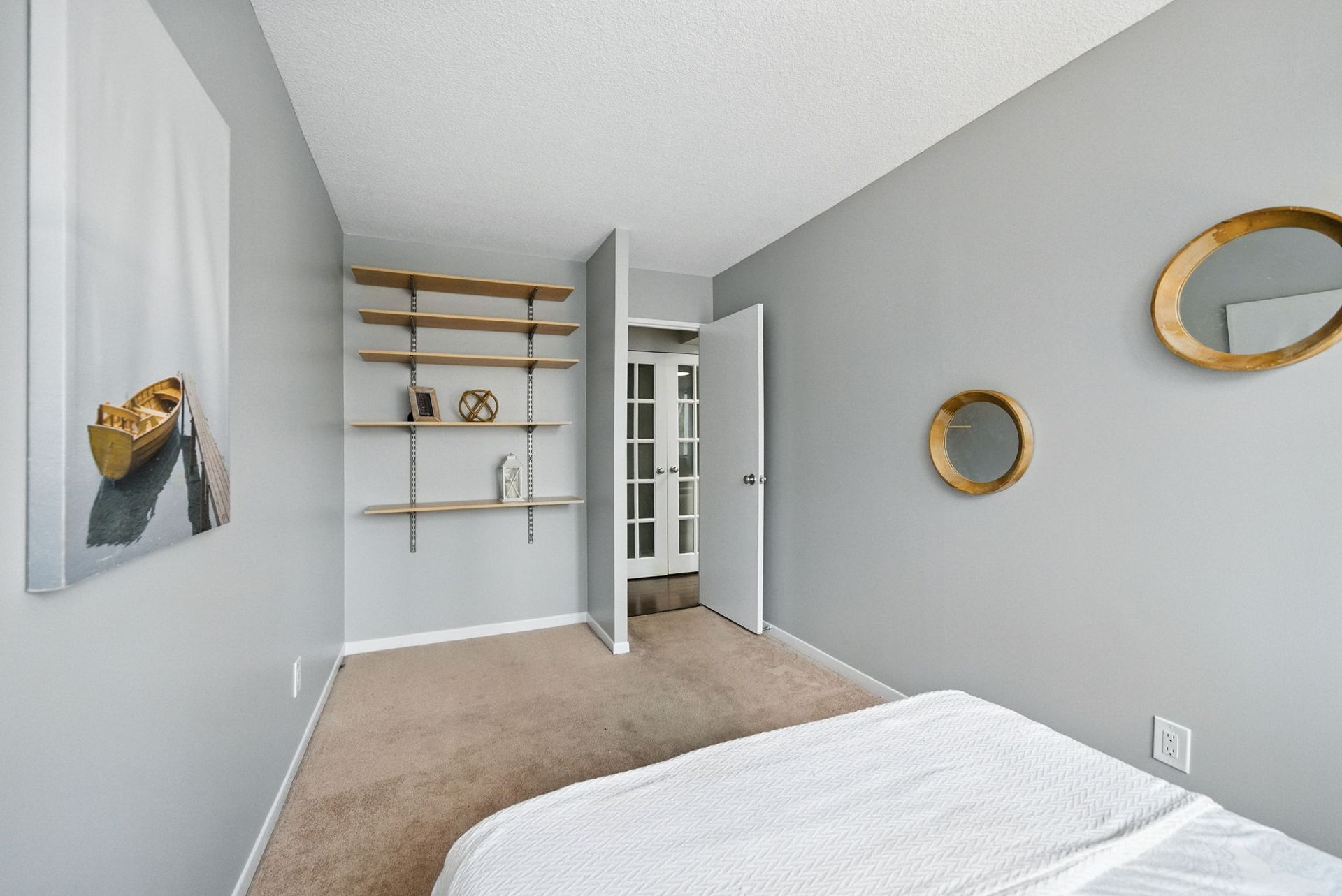 Third bedroom with ample natural light, 201 condo by Laura Cooper Realtor