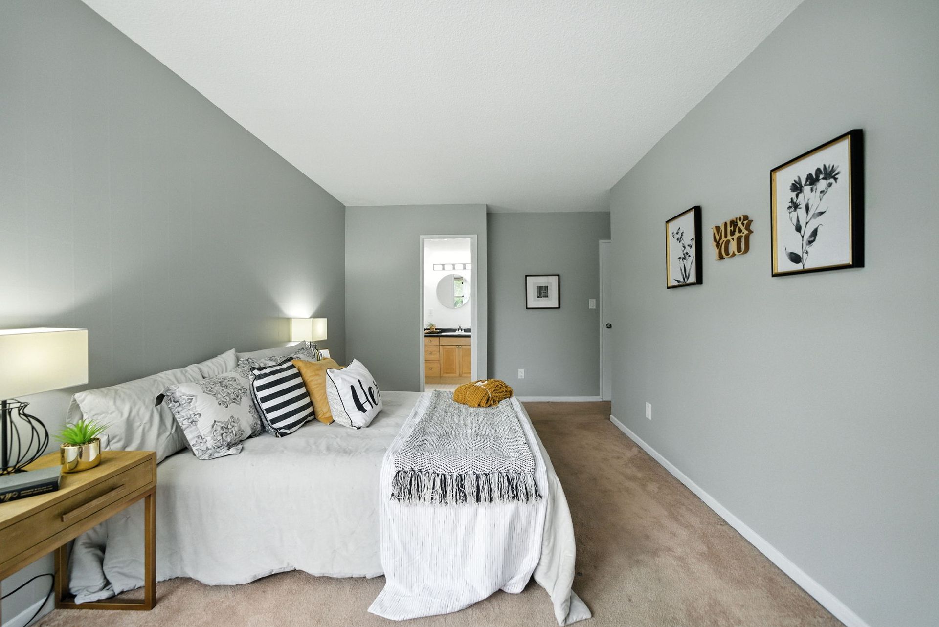 Second bedroom with closet and windows, listed by Laura Cooper Realtor