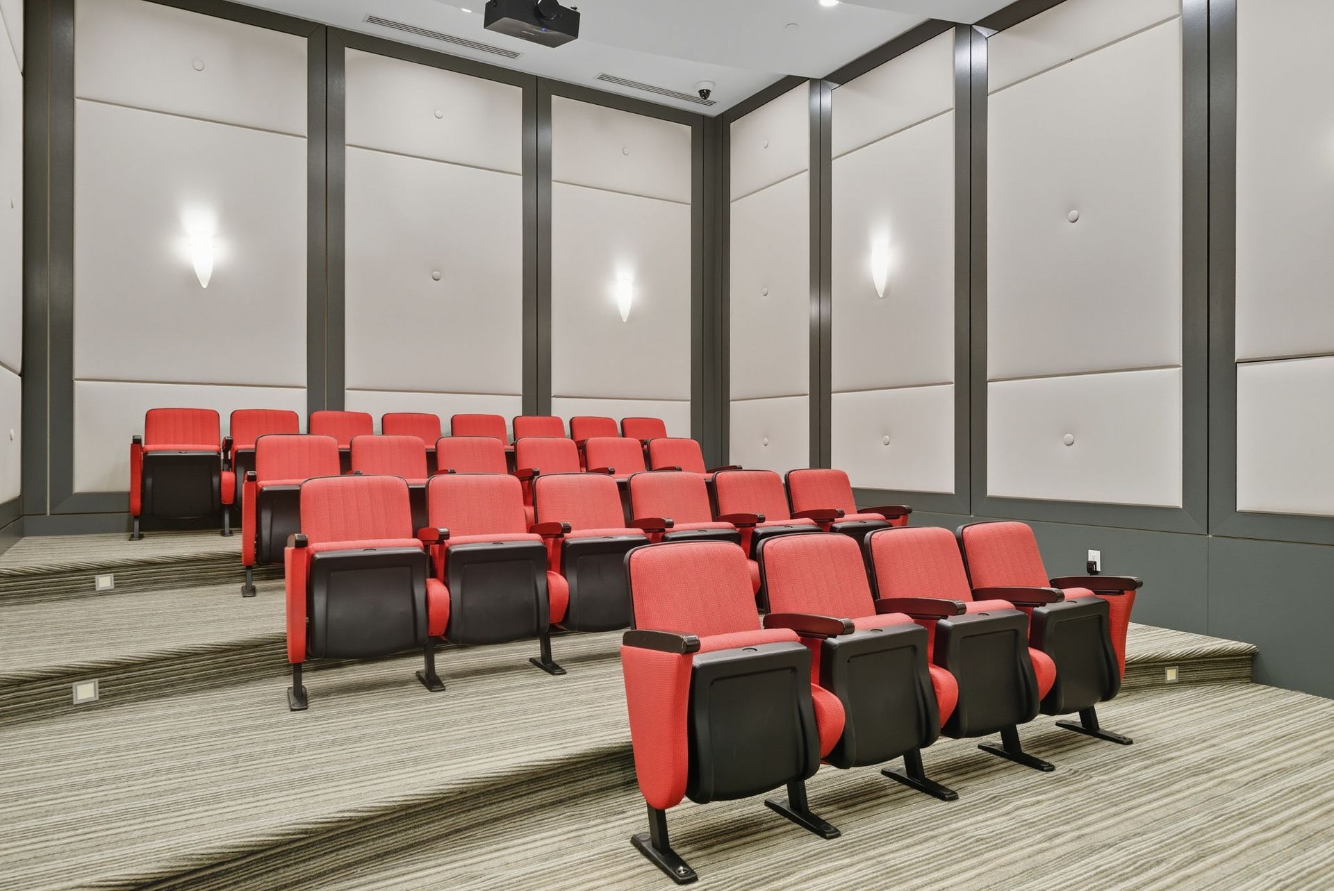Media or theatre amenity room in building, Laura Cooper Realtor Toronto condo listing