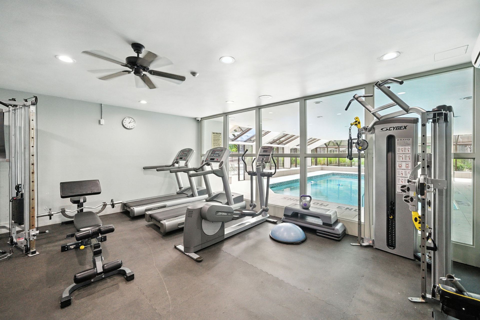 Fitness centre amenity in building, Laura Cooper Realtor