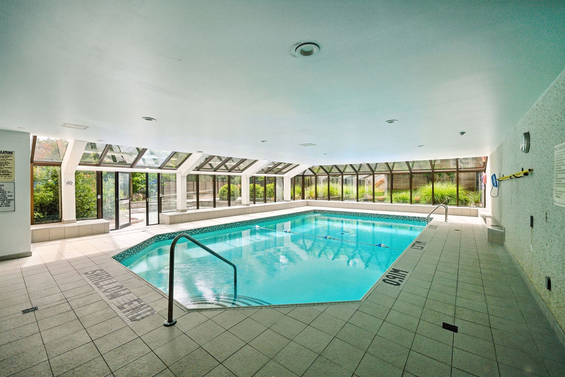 Indoor swimming pool amenity at Sherwood Towers, Mississauga listing by Laura Cooper Realtor