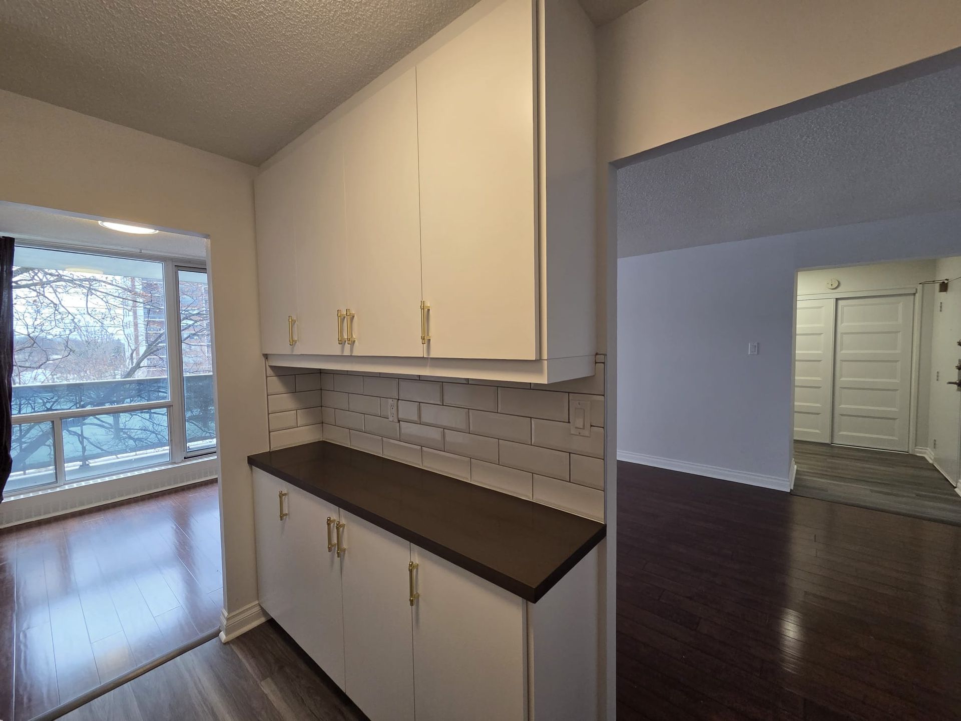 Kitchen view into open living space, 30 Sunrise Ave unit by Laura Cooper Realtor