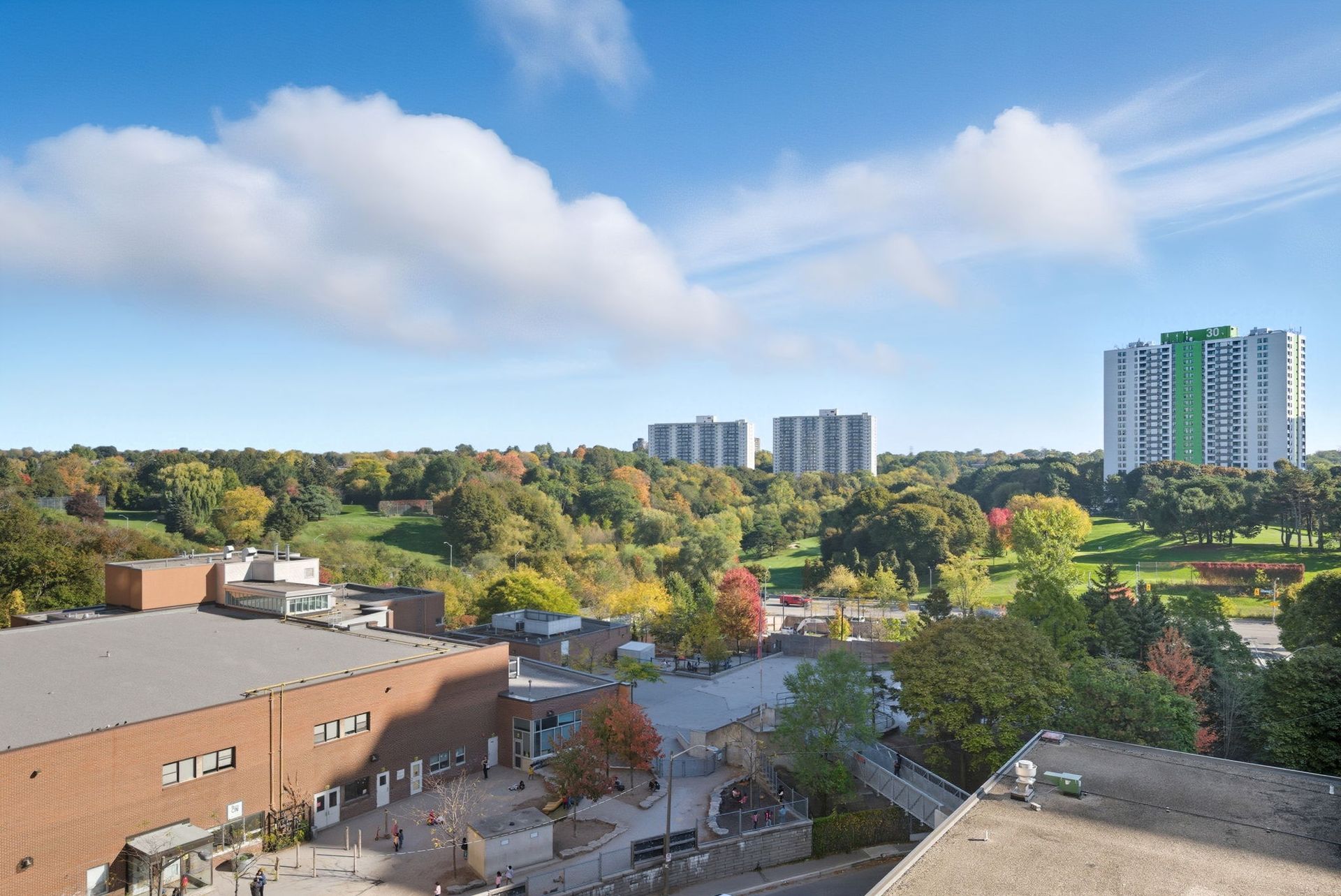 View overlooking Dentonia Golf Course from 5 Massey Square, Laura Cooper Realtor