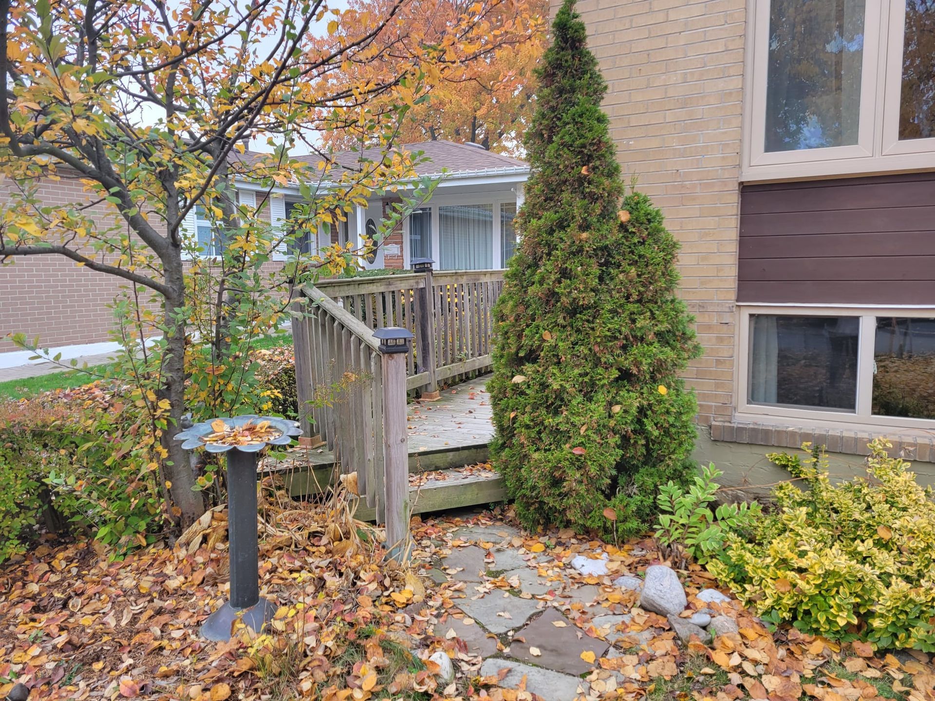 Front view of detached bungalow lower unit, Laura Cooper Realtor Toronto listing