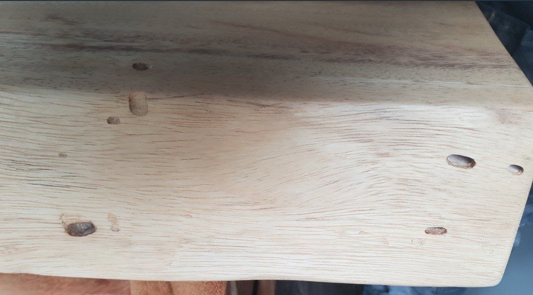 Woodworm infestation