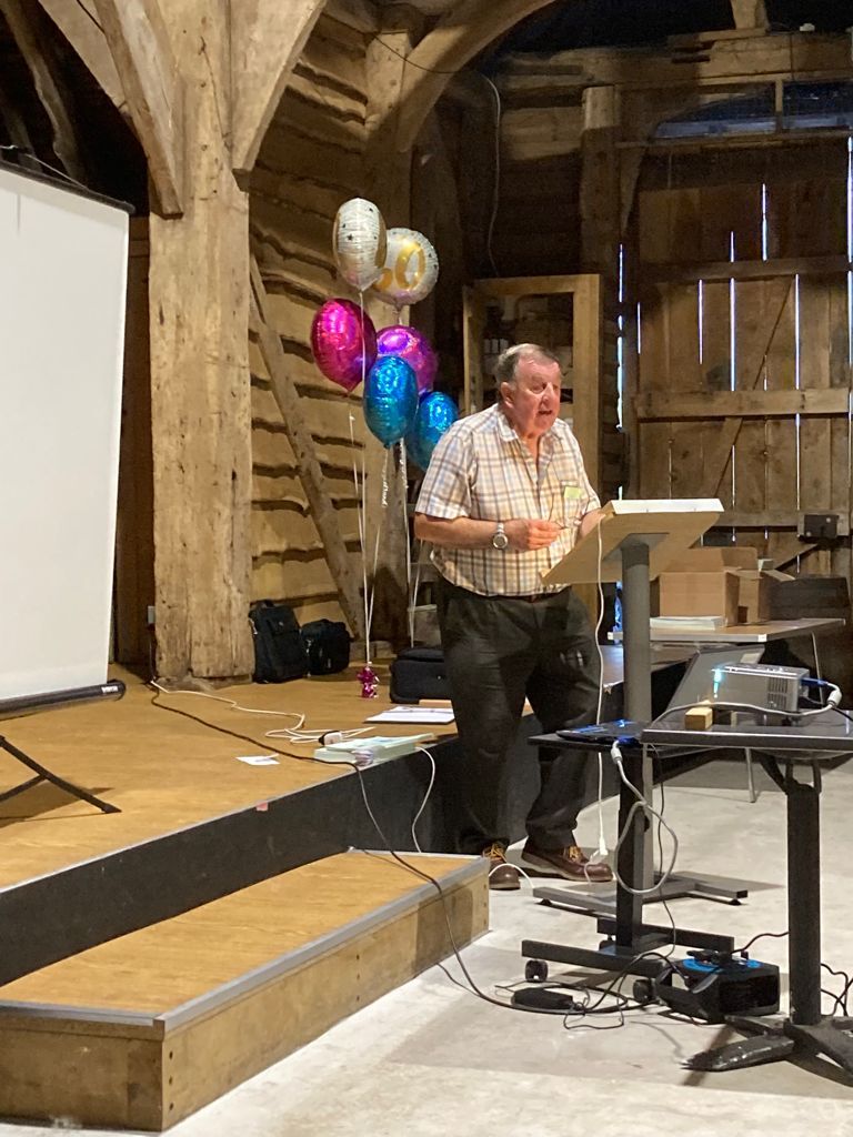 Glenn spoke about the area's history, The Kings and Queens who have stayed at Titchfield Abbey, Catisfield’s Premier Cricket Ground and the Clay and Pottery Industry locally