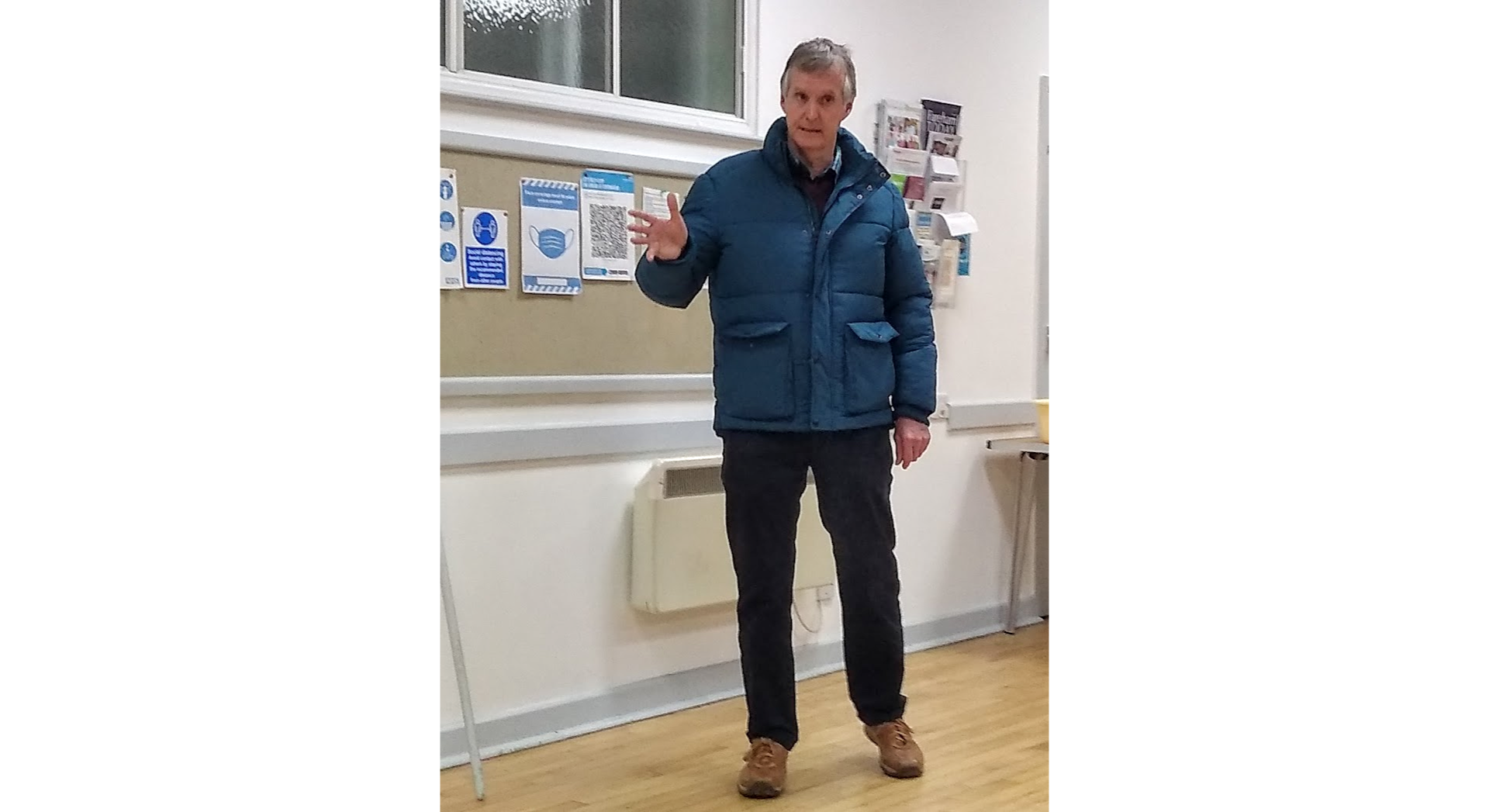 David Jewell addresses the Club
