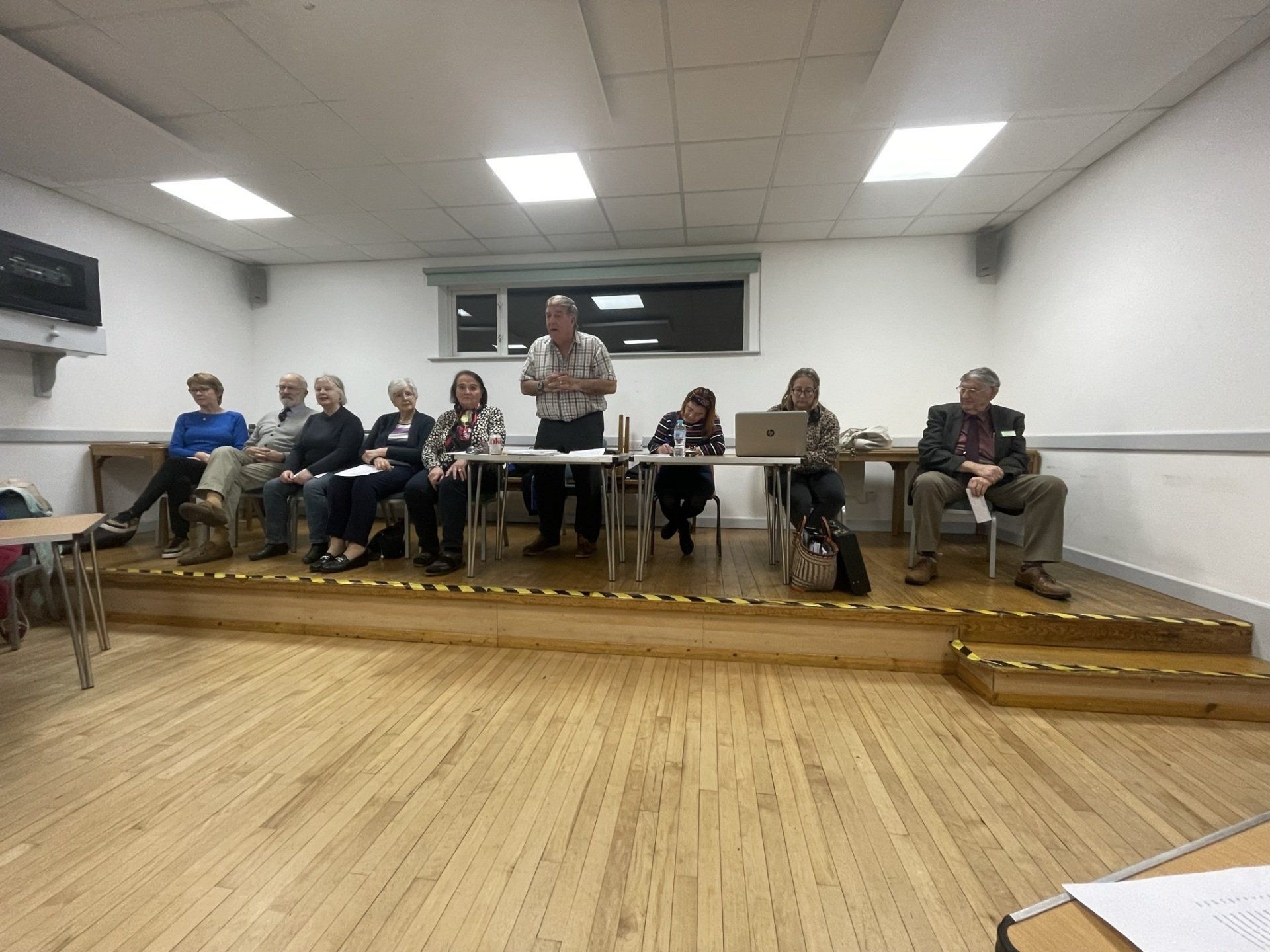 Glenn and Committee Members at the AGM