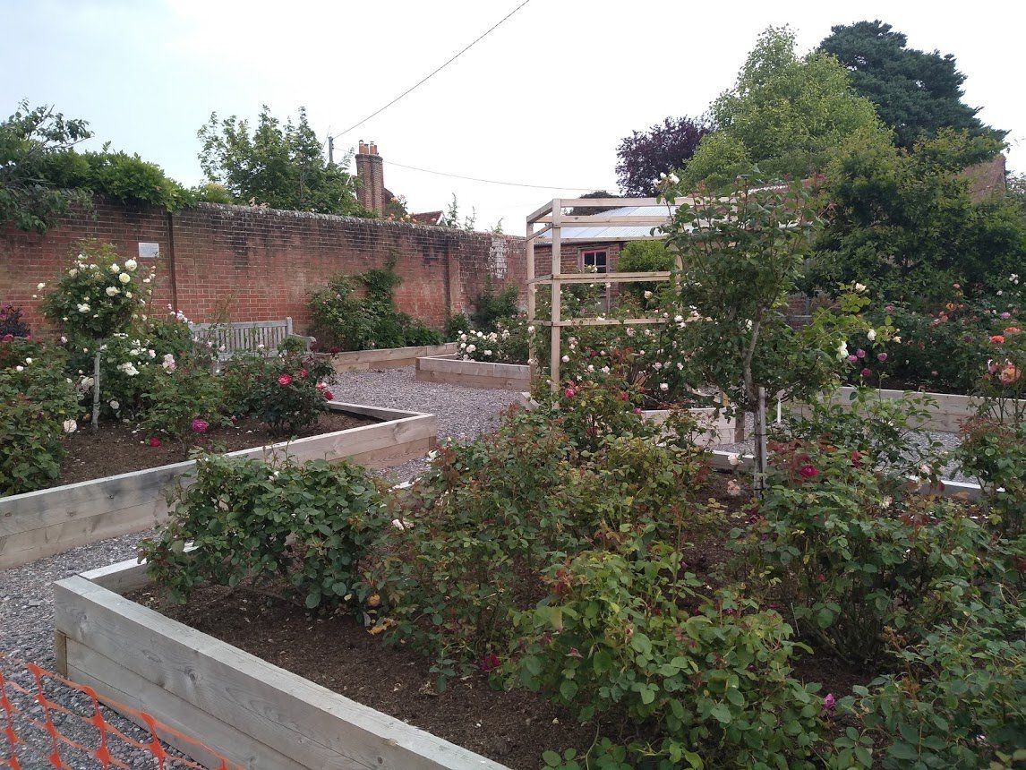 The rose garden at Titchfield Great Bar