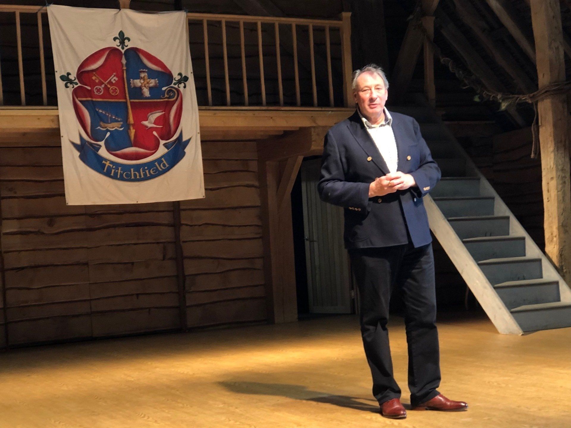 Kevin Fraser speaks to club members