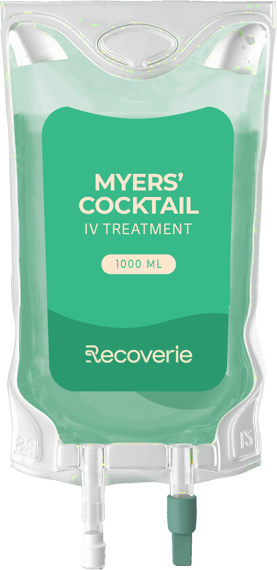 A bag of ultraviv iv treatment is shown on a white background.