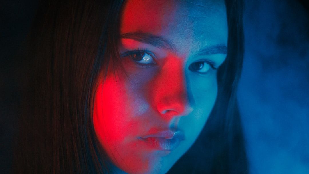 red light therapy face before and after