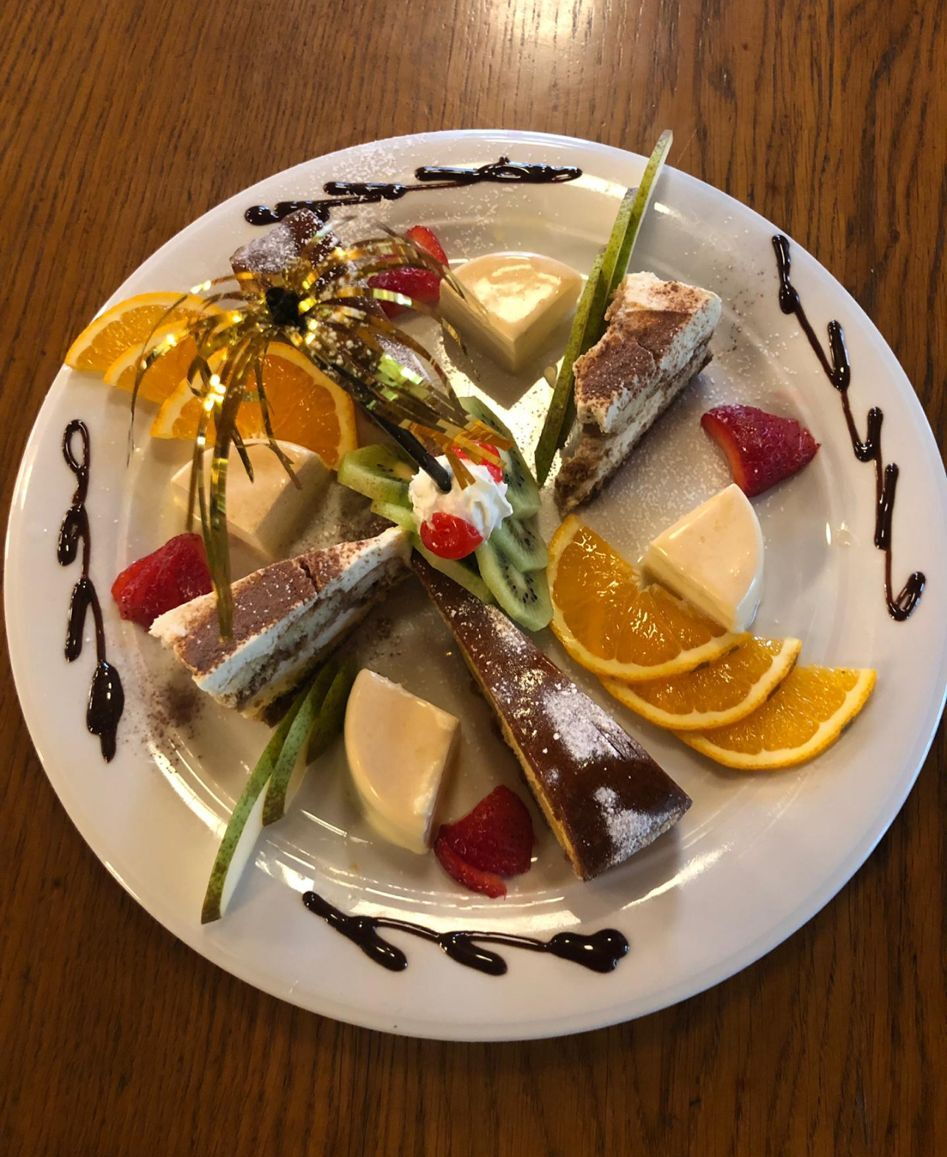 Schokoladenkuchen-Scheiben