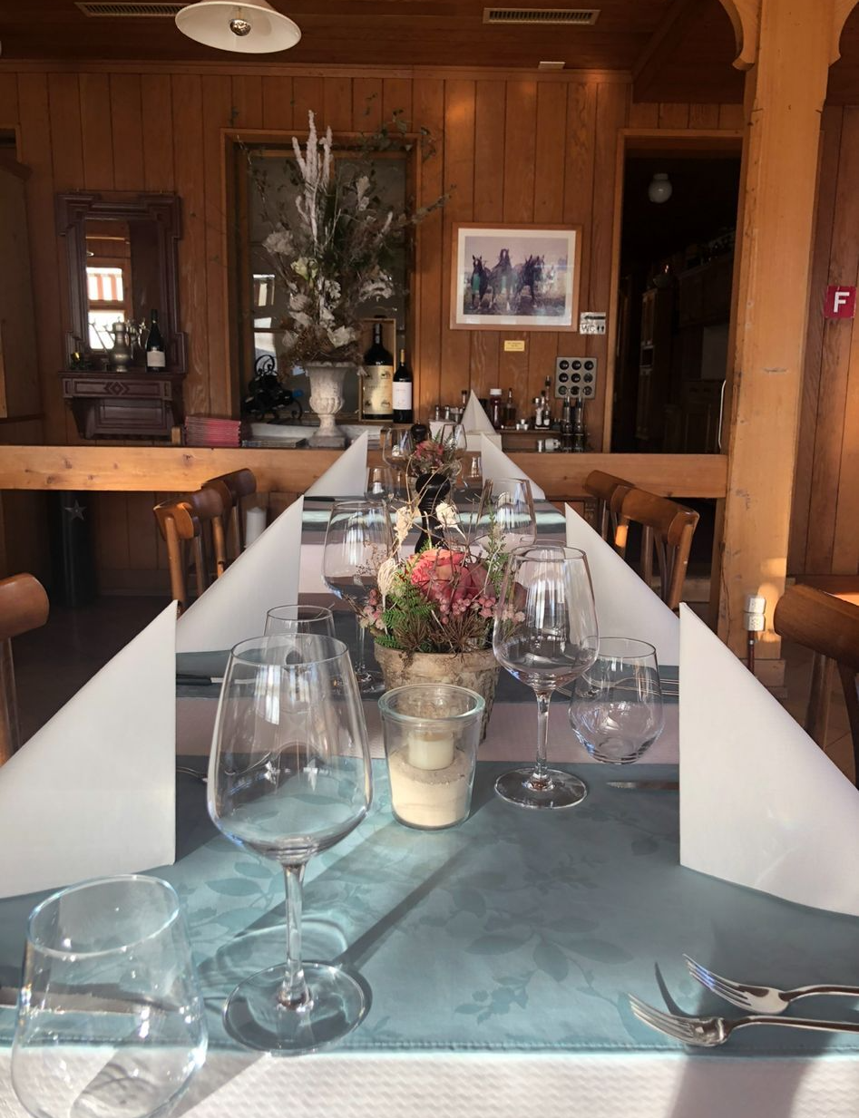 Gedeckter Rossli-Tisch