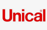 Logo Unical rosso su sfondo bianco.