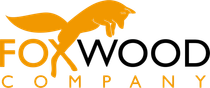 Orange fox jumping over the black word