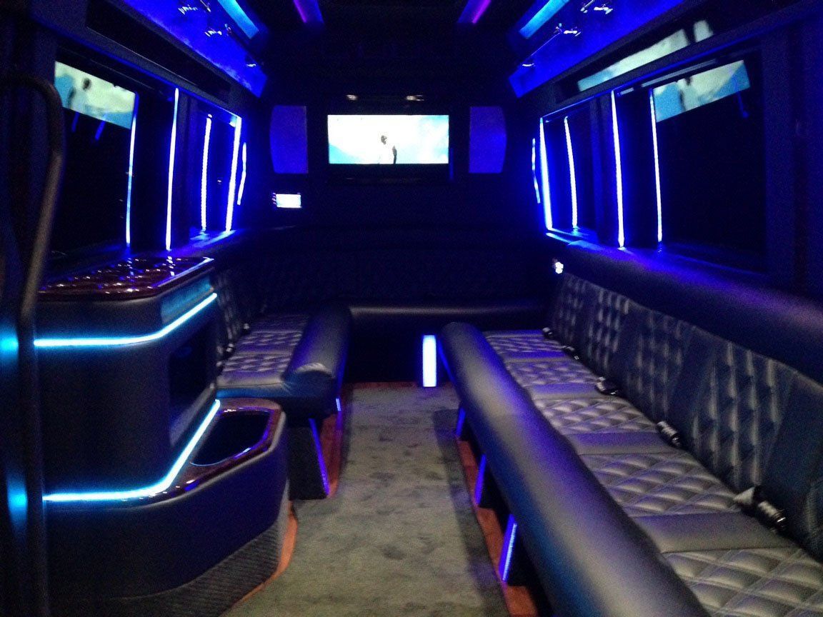 Party Bus Inside Valparaiso