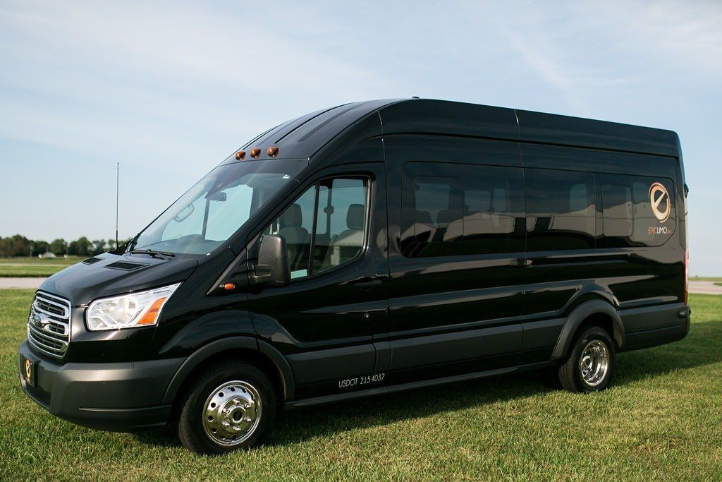 Ford Transit luxury van for group transportation