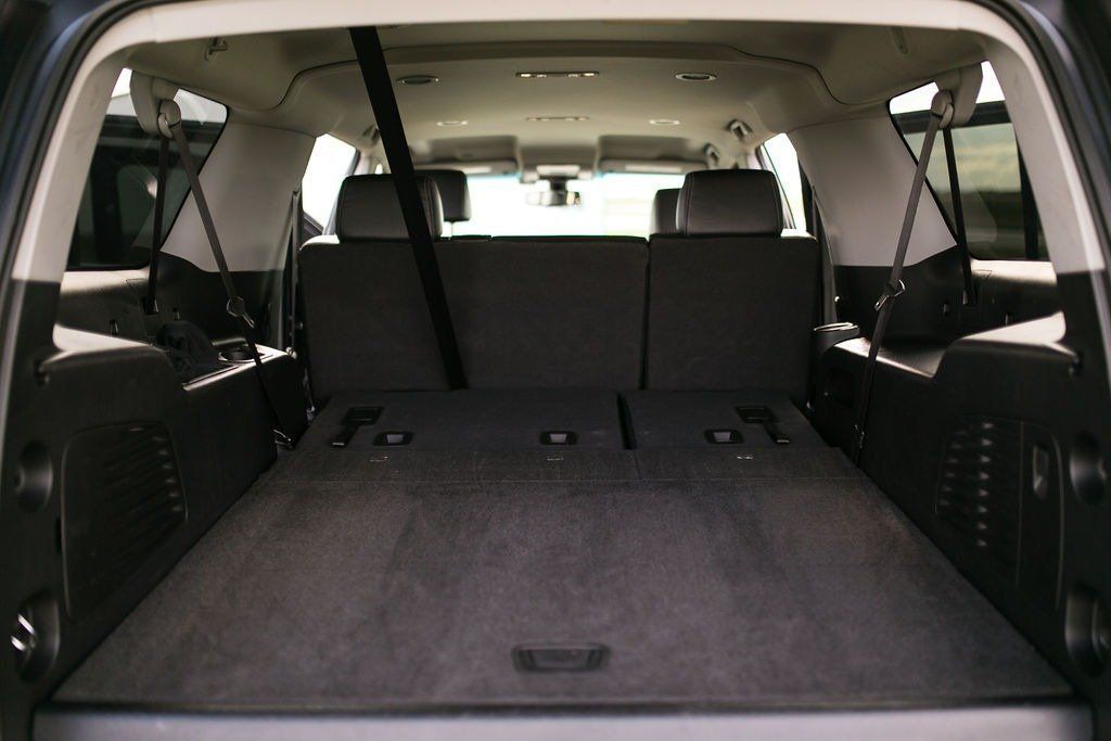 Spacious and comfortable interior of Chevy Suburban SUV