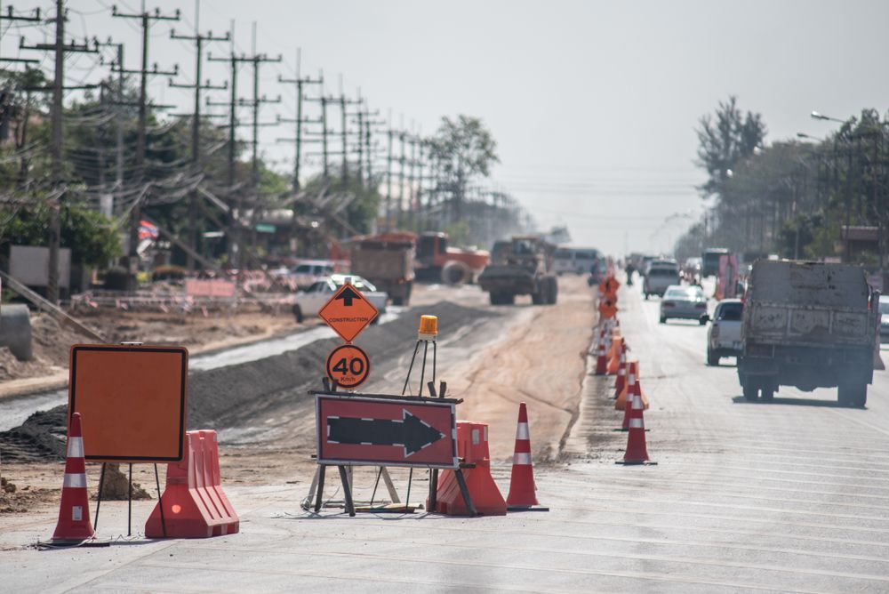 Road Construction On Highway — Comprehensive Traffic Management in Lake Macquarie, NSW