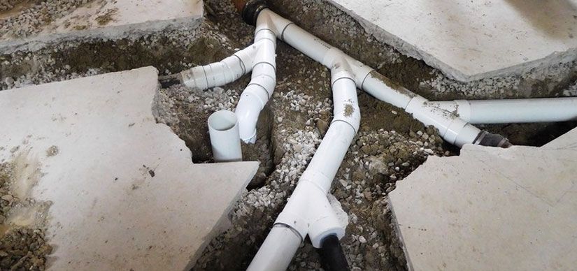Expert Slab Leak Repair Burst slab with pipes