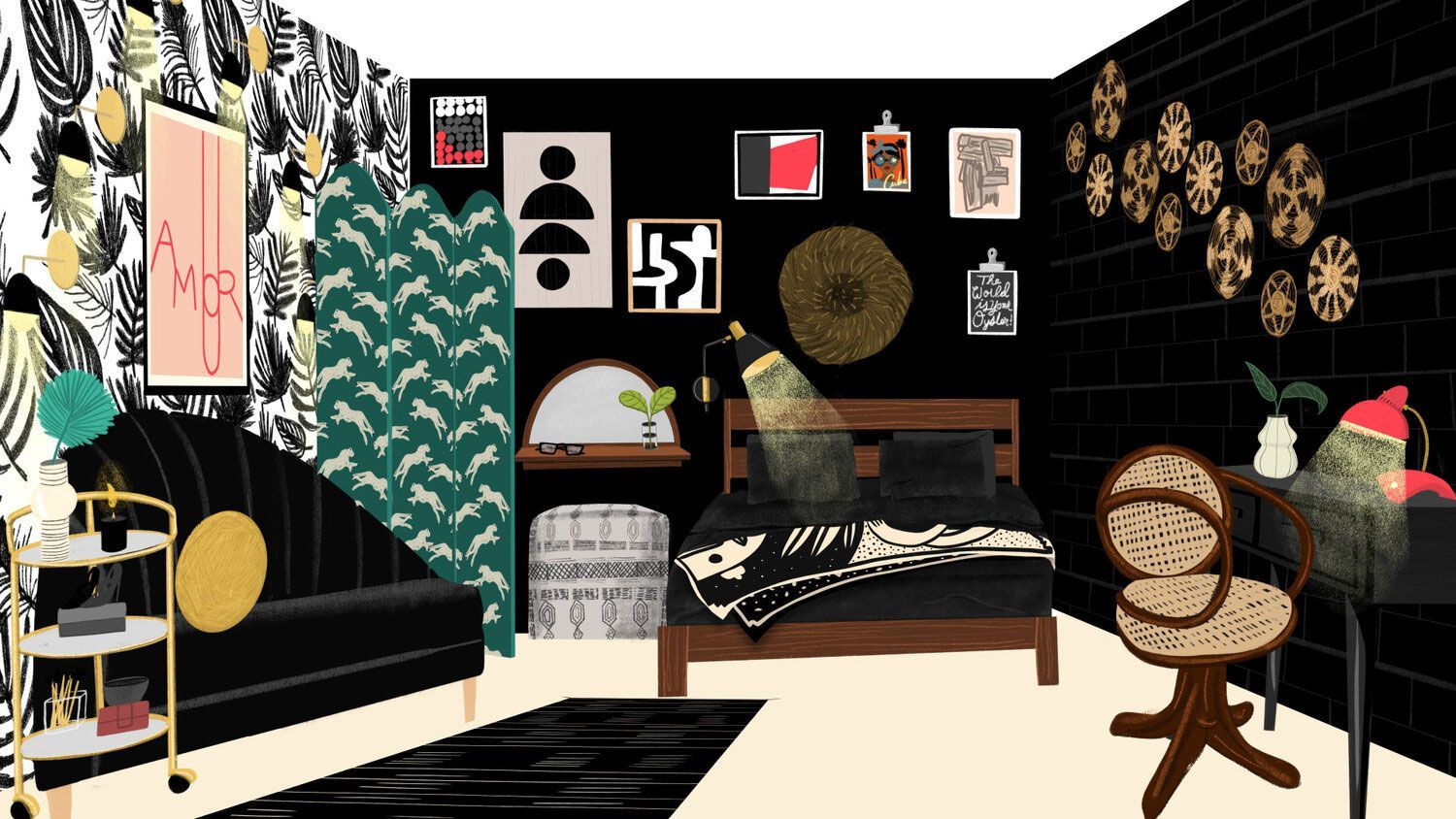 Angela Belt’s The Dark Side Design for the Small Cool Experience illustrated by Dani Drankwalter