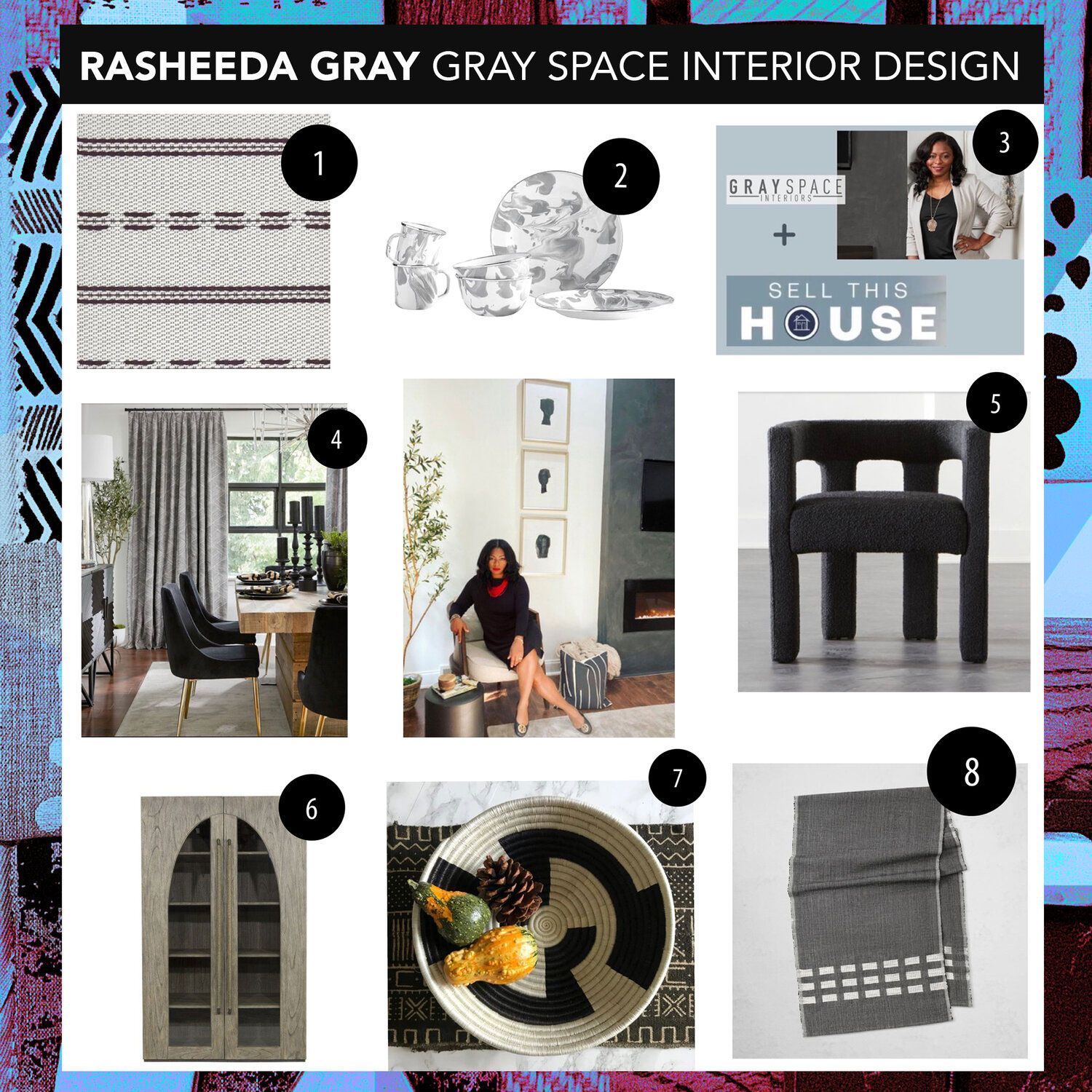 Moodboard Rasheeda Gray