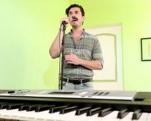 Handsome Man Singing