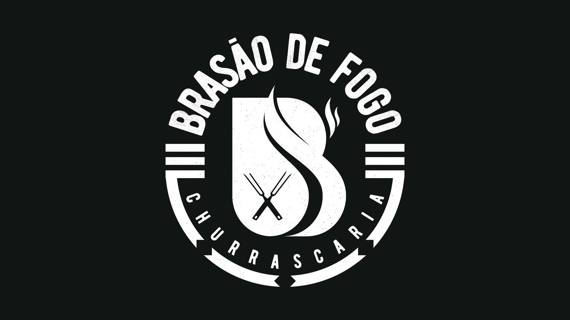Black and white logo for