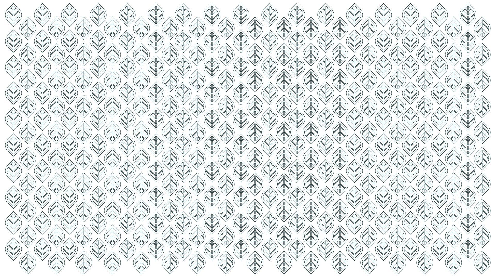 Um design padronizado de pequenos diamantes cinzas, cada um contendo uma ilustração estilizada de uma folha ou árvore, sobre um fundo branco.