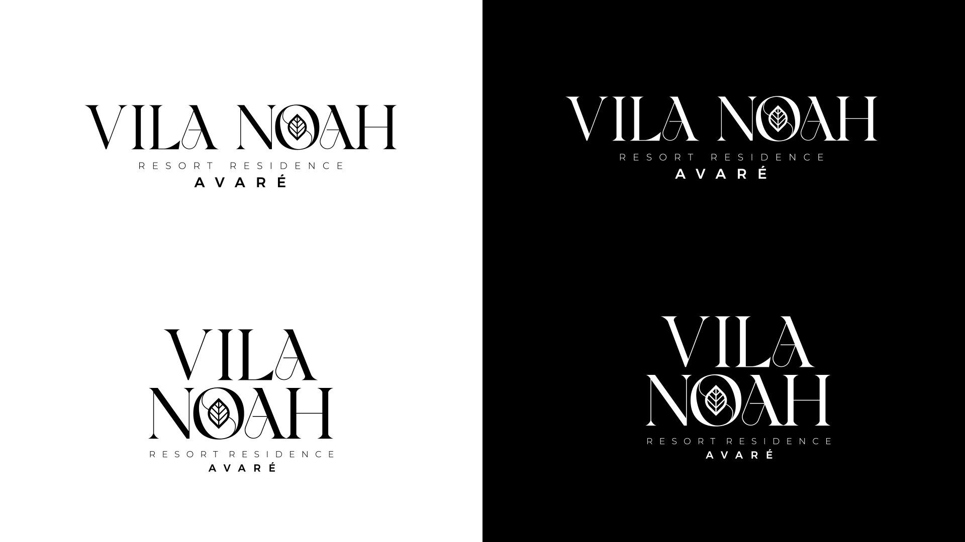 Quatro variações do logotipo para 
