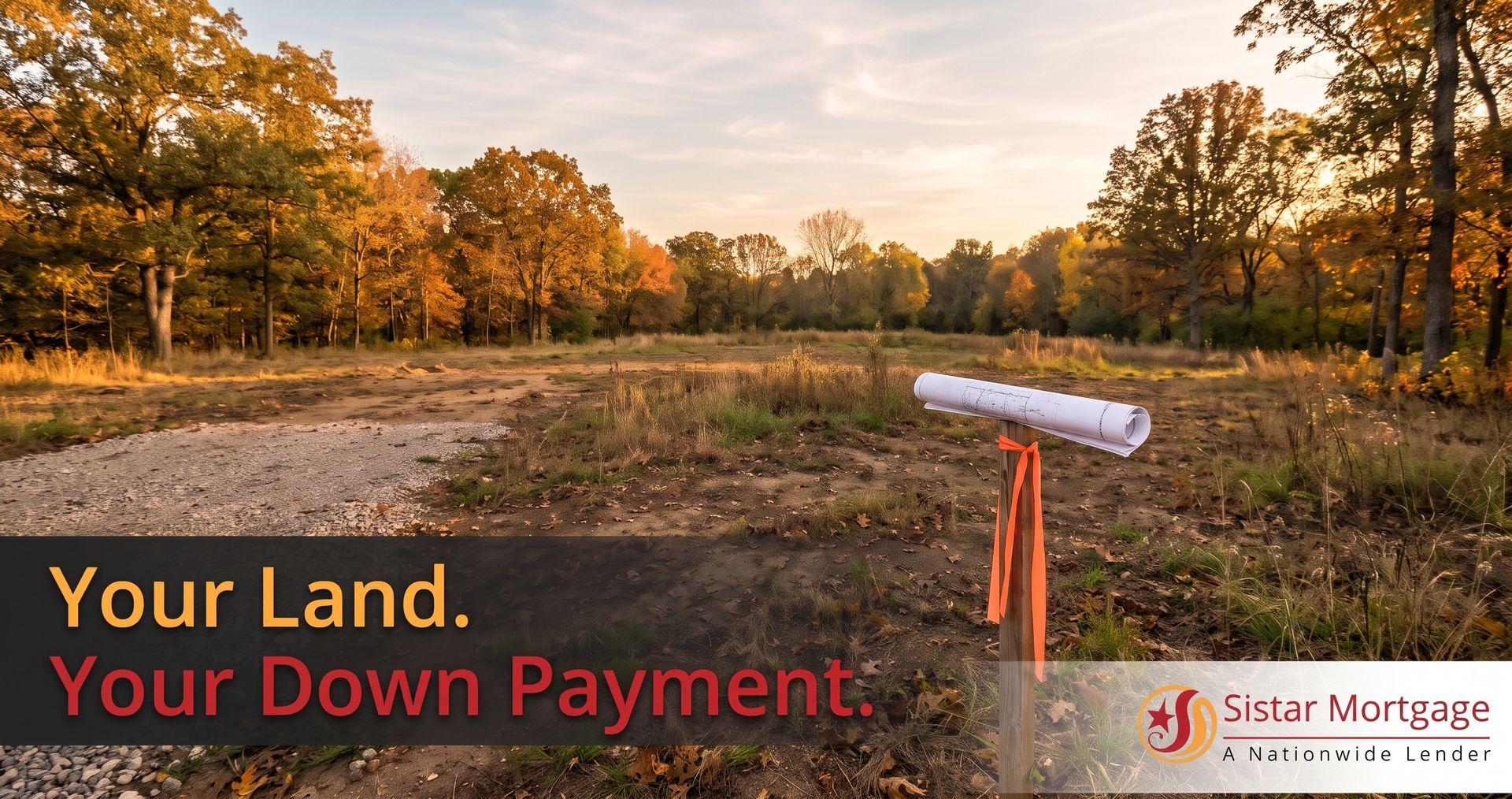 Wisconsin residential building lot representing a single-close construction loan