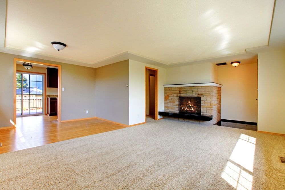Newly Painted Living Room With A Hardwood Floors — Shane's Painting & Timber Restorations In East Toowoomba, QLD